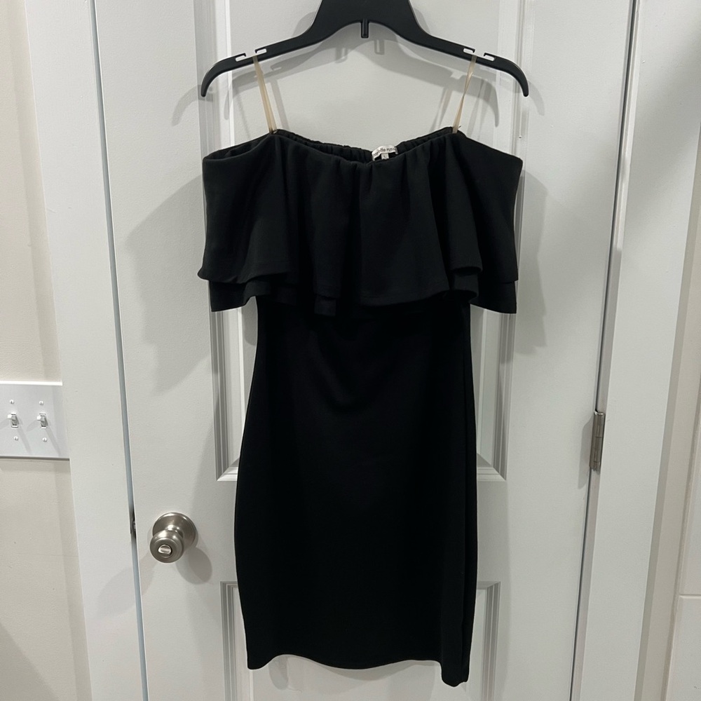 Charlotte Russe Black Strapless Dress